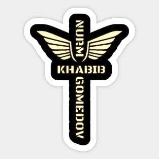 Khabib text Sticker